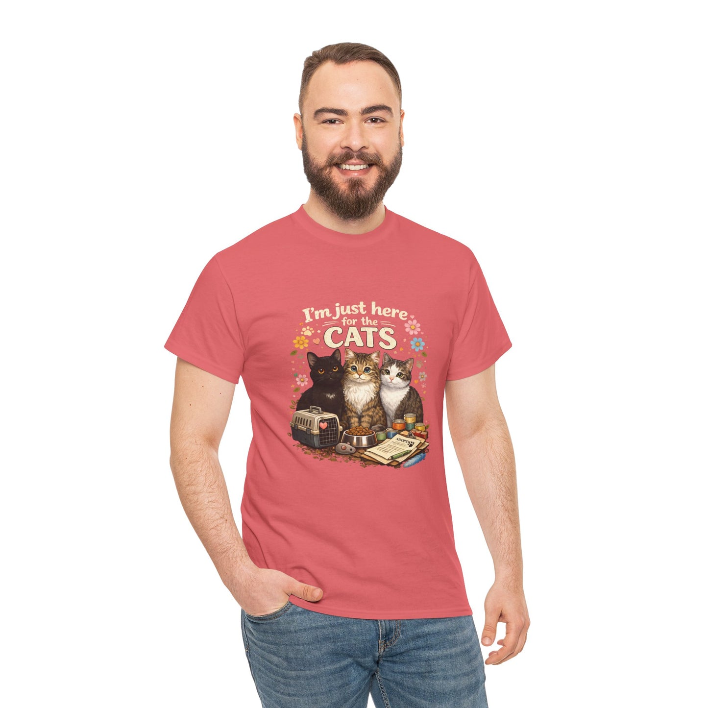 I'm Just Here for the Cats T-Shirt — ARC Monthly shirt 2/$45