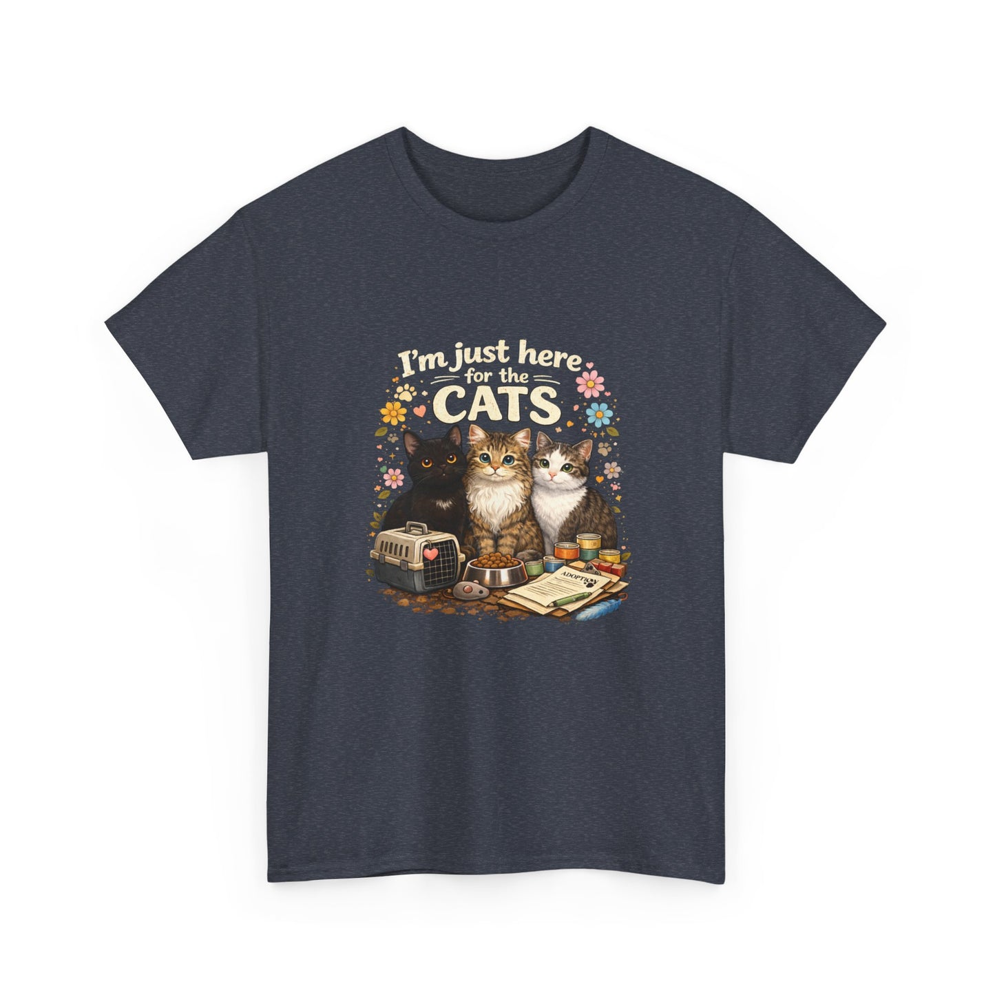 I'm Just Here for the Cats T-Shirt — ARC Monthly shirt 2/$45