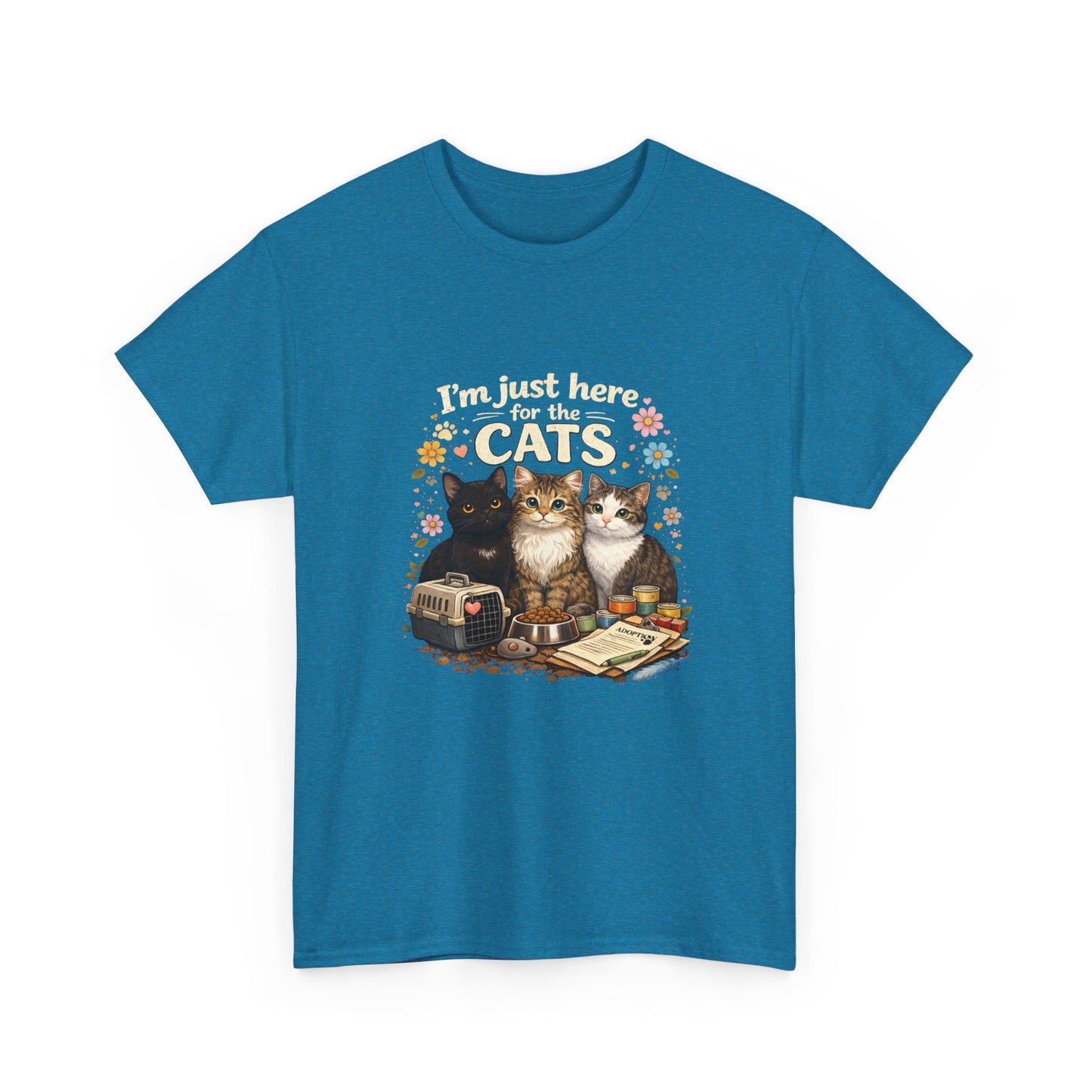 I'm Just Here for the Cats T-Shirt — ARC Monthly shirt 2/$45
