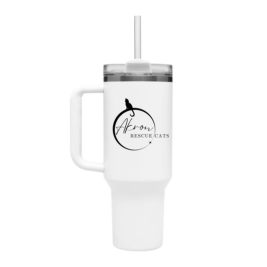 40oz Maxi Cup — 'Akron Rescue Cats' Insulated Travel Mug