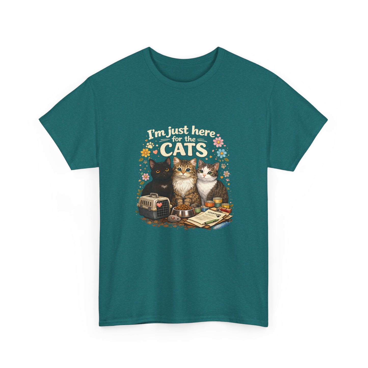 I'm Just Here for the Cats T-Shirt — ARC Monthly shirt 2/$45