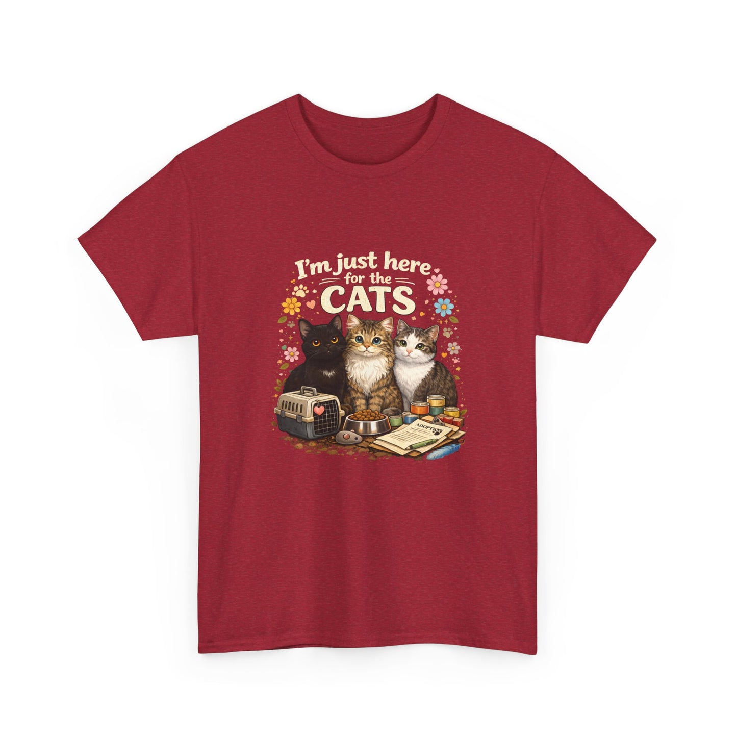 I'm Just Here for the Cats T-Shirt — ARC Monthly shirt 2/$45