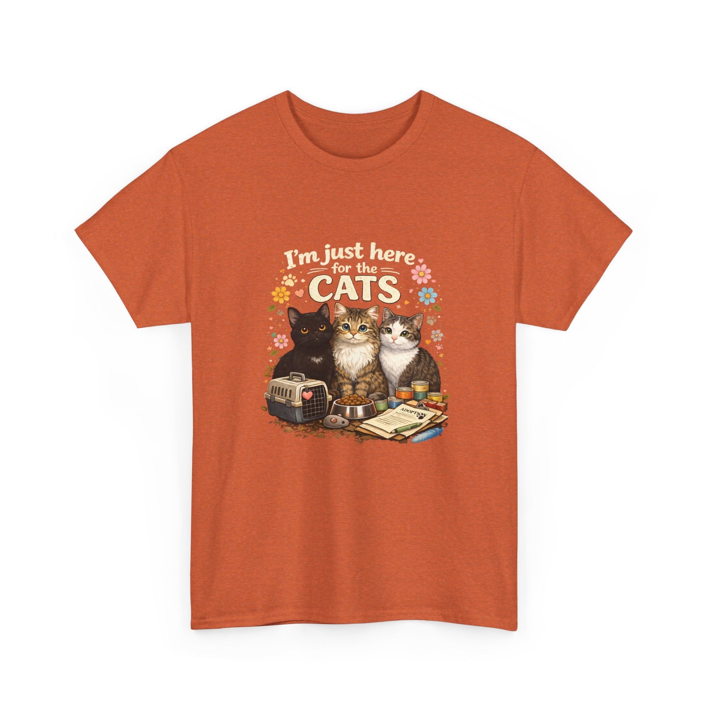 I'm Just Here for the Cats T-Shirt — ARC Monthly shirt 2/$45